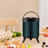 Maxbell Stainless Steel Insulated Barrel with Handle Stock Pots for Tea Juice Coffee 6L