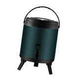 Maxbell Stainless Steel Insulated Barrel with Handle Stock Pots for Tea Juice Coffee 8L