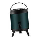 Maxbell Stainless Steel Insulated Barrel with Handle Stock Pots for Tea Juice Coffee 8L