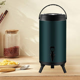 Maxbell Stainless Steel Insulated Barrel with Handle Stock Pots for Tea Juice Coffee 10L
