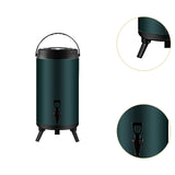 Maxbell Stainless Steel Insulated Barrel with Handle Stock Pots for Tea Juice Coffee 16L