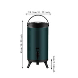 Maxbell Stainless Steel Insulated Barrel with Handle Stock Pots for Tea Juice Coffee 16L