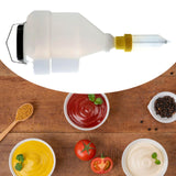 Maxbell Sauce Dispenser Multipurpose Hanging Refillable for Restaurant Outdoor Salad