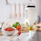 Maxbell Sauce Dispenser Multipurpose Hanging Refillable for Restaurant Outdoor Salad