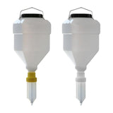 Maxbell Sauce Dispenser Multipurpose Condiment Bottle for Restaurant Kitchen Camping Yellow