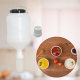 Maxbell Sauce Dispenser Multipurpose Sauce Squeeze Bottle for Camping Kitchen Picnic White