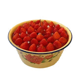Maxbell Enamel Basin with Lid Thickened Kitchen Supplies Multipurpose Lard Oil Basin 1.45L