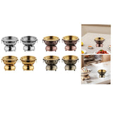 Maxbell Mini Hot Pot Traditional Chinese Hot Pot for Kitchen Countertop Home Camping S silver