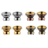 Maxbell Mini Hot Pot Traditional Chinese Hot Pot for Kitchen Countertop Home Camping S silver