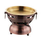 Maxbell Mini Hot Pot Traditional Chinese Hot Pot for Kitchen Countertop Home Camping S red