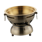 Maxbell Mini Hot Pot Traditional Chinese Hot Pot for Kitchen Countertop Home Camping M bronze