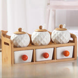 Maxbell Seasoning Box Chili and Sugar Container Seasoning Jar Tea Condiment Canisters