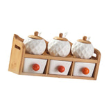 Maxbell Seasoning Box Chili and Sugar Container Seasoning Jar Tea Condiment Canisters