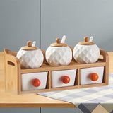 Maxbell Seasoning Box Chili and Sugar Container Seasoning Jar Tea Condiment Canisters