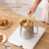 Maxbell Deep Frying with Strainer Basket Use House Oil Filter Strainer