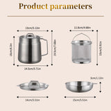 Maxbell Deep Frying with Strainer Basket Use House Oil Filter Strainer