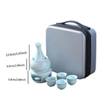 Maxbell Japanese Sake Set with Warmer Chinese Sake Set for Tea Party Home Restaurant light green