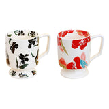 Maxbell Coffee Mug Floral Tea Cup Drinking Cup Drinking Cup for Espresso Coffee Milk black