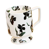 Maxbell Coffee Mug Floral Tea Cup Drinking Cup Drinking Cup for Espresso Coffee Milk black