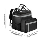 Maxbell Food Delivery Backpack Portable Reusable Grocery Bag for Camping Picnic Home