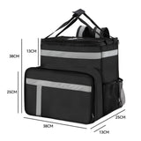Maxbell Food Delivery Backpack Portable Reusable Grocery Bag for Camping Picnic Home