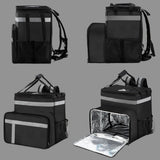 Maxbell Food Delivery Backpack Portable Reusable Grocery Bag for Camping Picnic Home