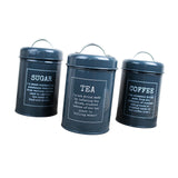 Maxbell 3x Kitchen Canisters with Lids Airtight Coffee Container for Dorm Livingroom