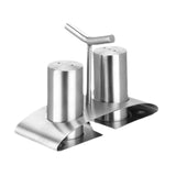 Maxbell 2x Stainless Steel Kitchen Utensil Seasoning Dispenser for Table BBQ Cooking