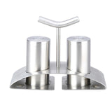 Maxbell 2x Stainless Steel Kitchen Utensil Seasoning Dispenser for Table BBQ Cooking