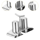 Maxbell 2x Stainless Steel Kitchen Utensil Seasoning Dispenser for Table BBQ Cooking