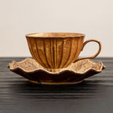 Maxbell Ceramic Coffee Mug with Saucer Set Creative Coffee Cup for Housewarming Gift