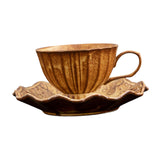 Maxbell Ceramic Coffee Mug with Saucer Set Creative Coffee Cup for Housewarming Gift