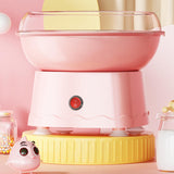 Maxbell Cotton Sugar Machine for Kids DIY with Spoon for Household Carnival Festival Pink