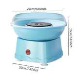 Maxbell Cotton Sugar Machine for Kids DIY with Spoon for Household Carnival Festival blue