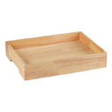 Maxbell Ice Serving Tray Wooden Ice Chilled Ice Platter for Home Wedding Celebration L Rectangle