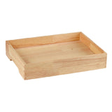 Maxbell Ice Serving Tray Wooden Ice Chilled Ice Platter for Home Wedding Celebration L Rectangle