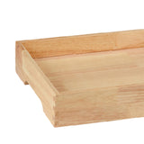 Maxbell Ice Serving Tray Wooden Ice Chilled Ice Platter for Home Wedding Celebration L Rectangle