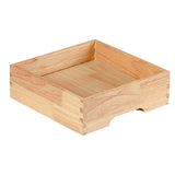 Maxbell Ice Serving Tray Wooden Ice Chilled Ice Platter for Home Wedding Celebration S Square