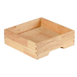 Maxbell Ice Serving Tray Wooden Ice Chilled Ice Platter for Home Wedding Celebration S Square