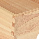 Maxbell Ice Serving Tray Wooden Ice Chilled Ice Platter for Home Wedding Celebration S Square