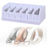Maxbell Belt Organizer Box Container Belt Display Box for Countertop Wardrobe Drawer