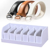 Maxbell Belt Organizer Box Container Belt Display Box for Countertop Wardrobe Drawer