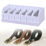 Maxbell Belt Organizer Box Container Belt Display Box for Countertop Wardrobe Drawer
