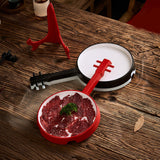 Maxbell Serving Plate Multipurpose Beef Plate Dinner Plate for Beef Meats Vegetables Red