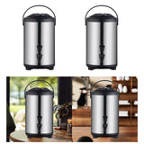 Maxbell Soup Pot Stainless Steel Insulated Barrel for Family Gatherings Home Coffee 4L