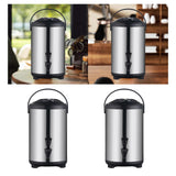 Maxbell Soup Pot Stainless Steel Insulated Barrel for Family Gatherings Home Coffee 4L