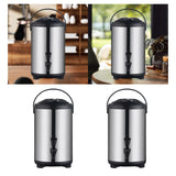 Maxbell Soup Pot Stainless Steel Insulated Barrel for Family Gatherings Home Coffee 4L