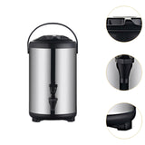 Maxbell Soup Pot Stainless Steel Insulated Barrel for Family Gatherings Home Coffee 6L