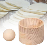 Maxbell Dumpling Press Tool Qingming Ball Skin Maker for Household Picnic Event