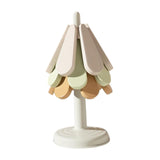 Maxbell 3 Pieces Tree Shape Trivets Set Coaster Nonslip for Pans Hot Pots Hot Dishes Round